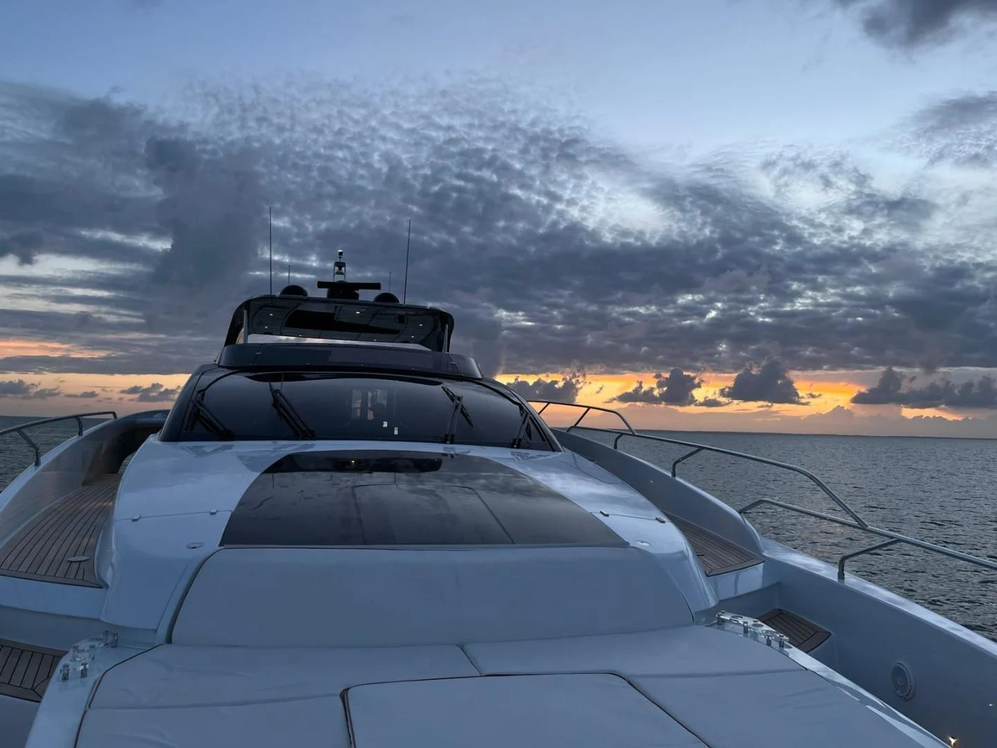 a boat on the water aboard KIYOMIZU Yacht for Sale