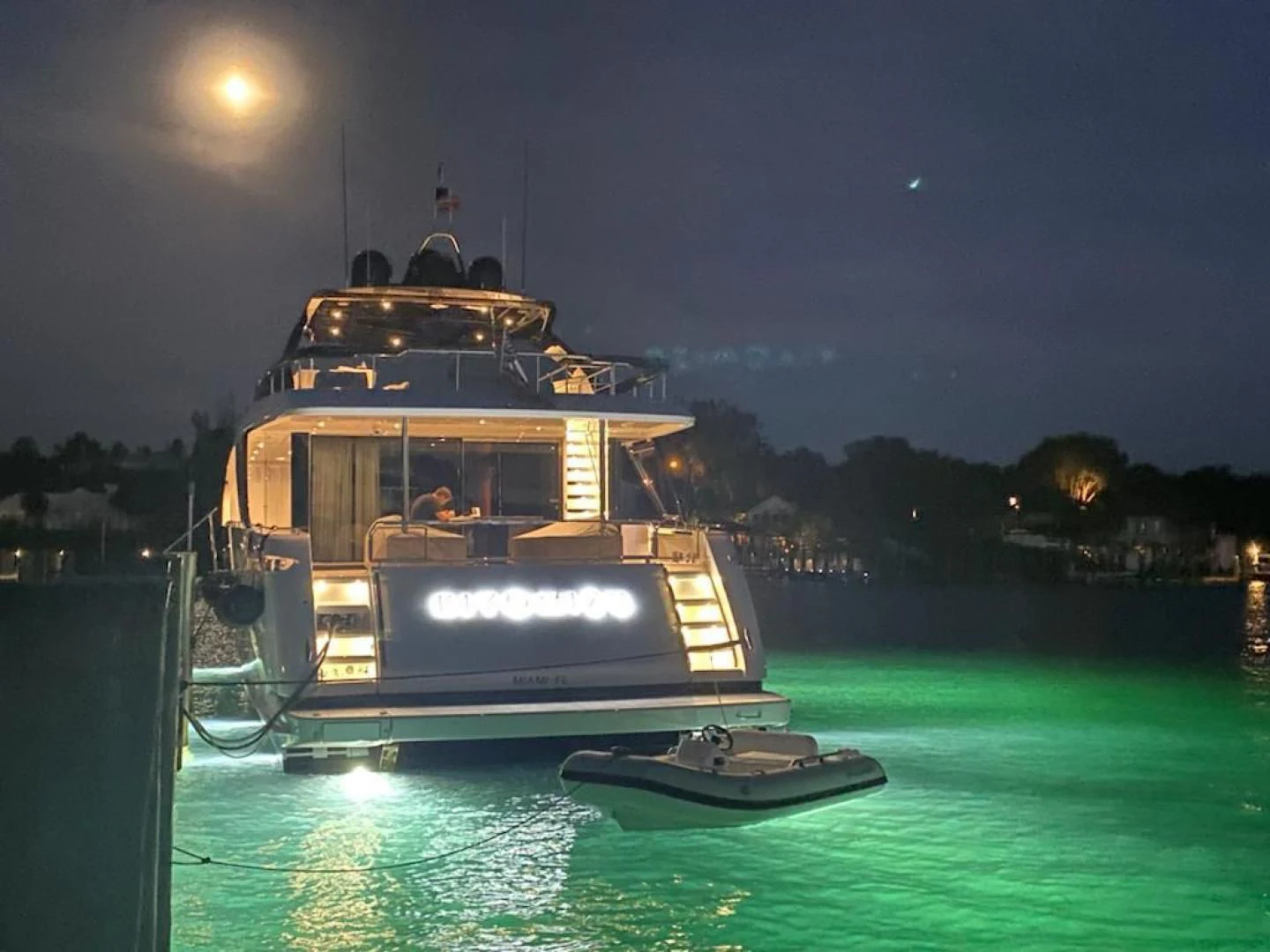 a boat in the water aboard KIYOMIZU Yacht for Sale
