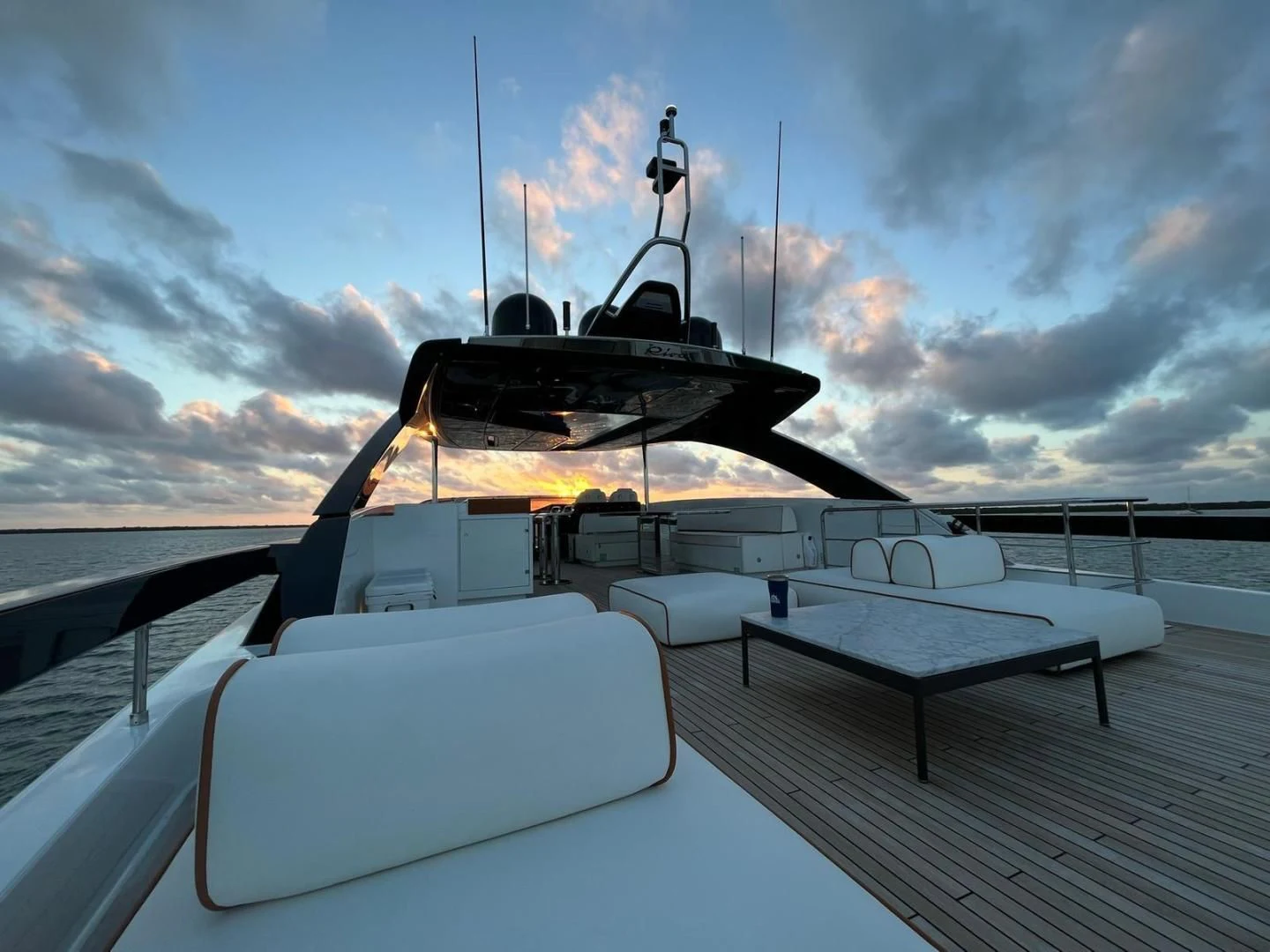 a boat on the water aboard KIYOMIZU Yacht for Sale