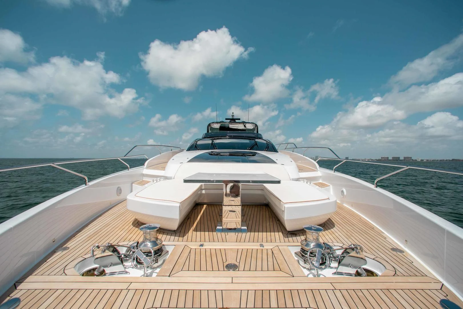 a boat on a deck aboard KIYOMIZU Yacht for Sale