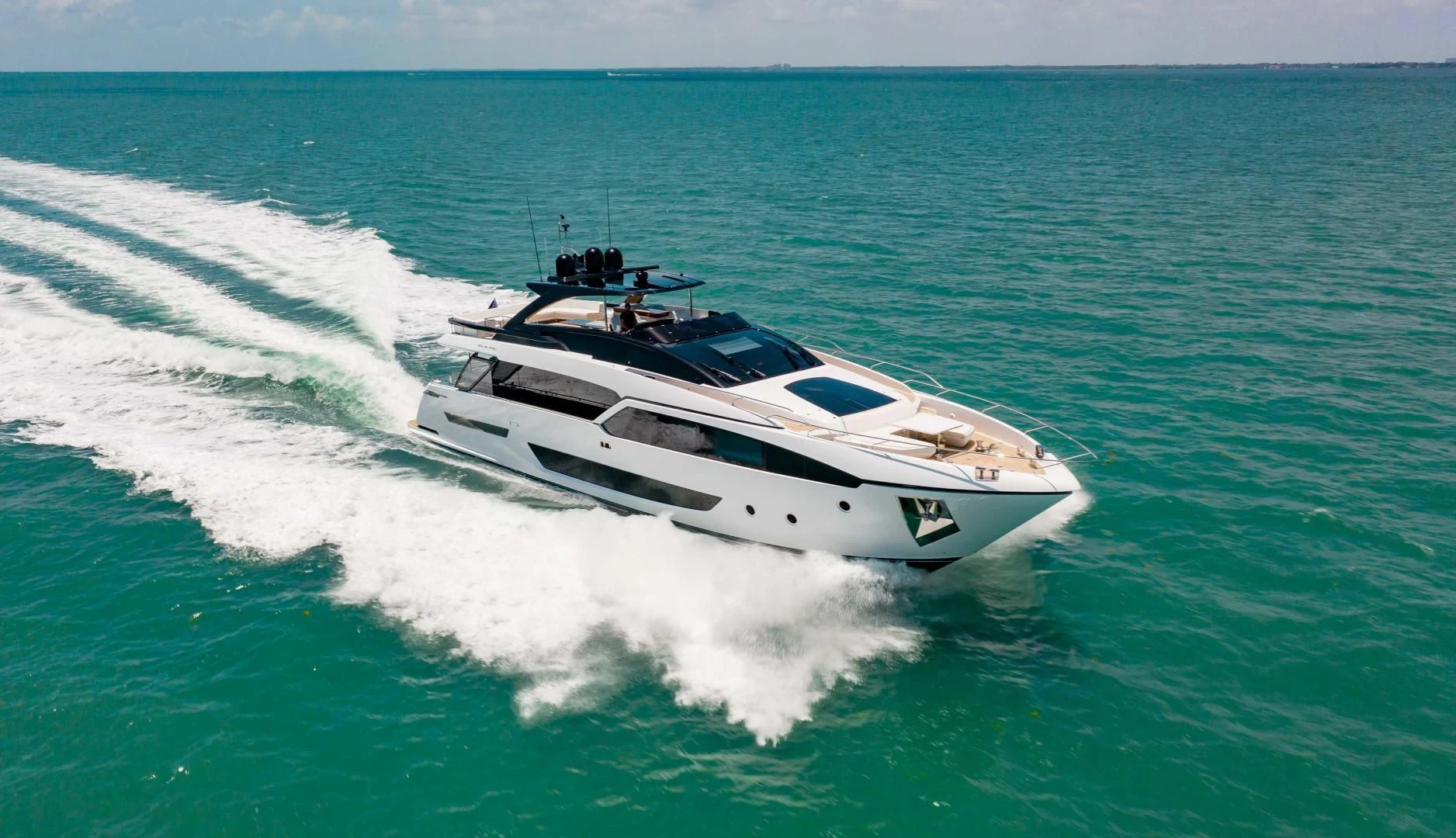 a boat on the water aboard KIYOMIZU Yacht for Sale