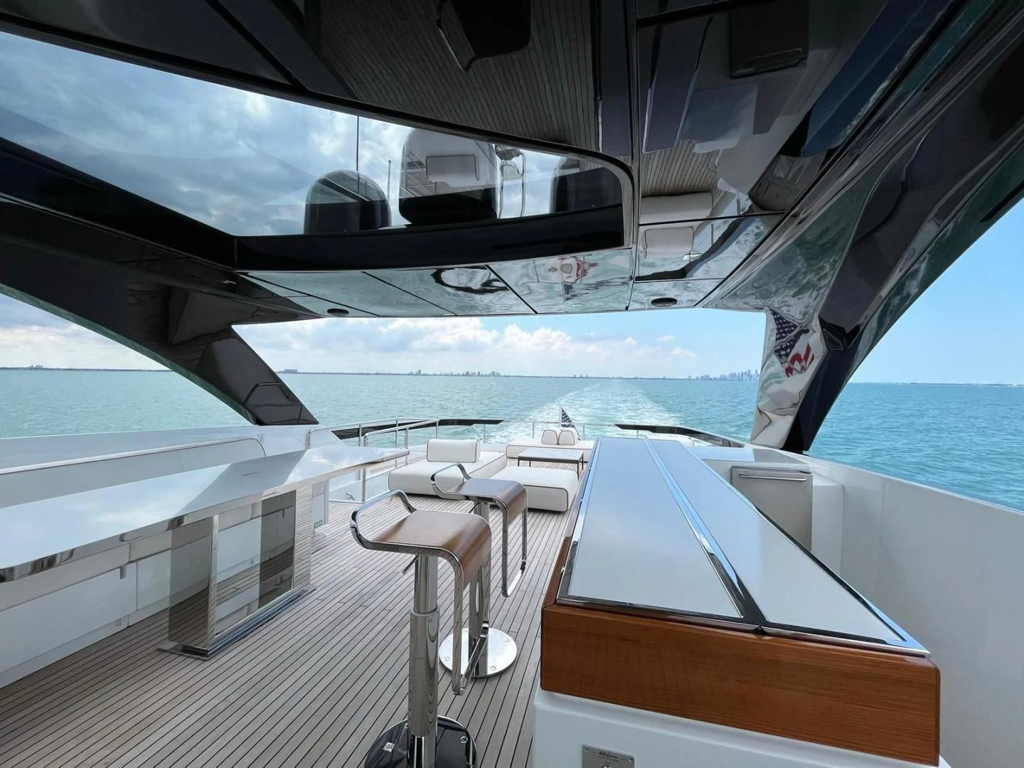 a boat on the water aboard KIYOMIZU Yacht for Sale
