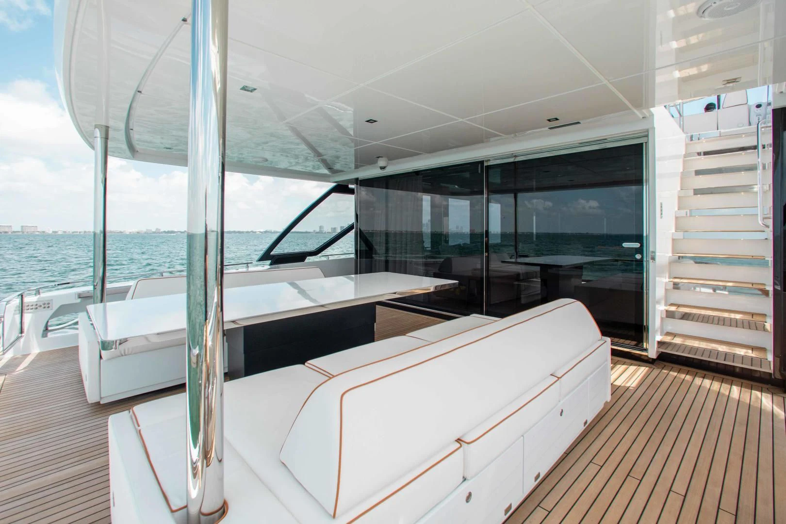 a boat on the water aboard KIYOMIZU Yacht for Sale