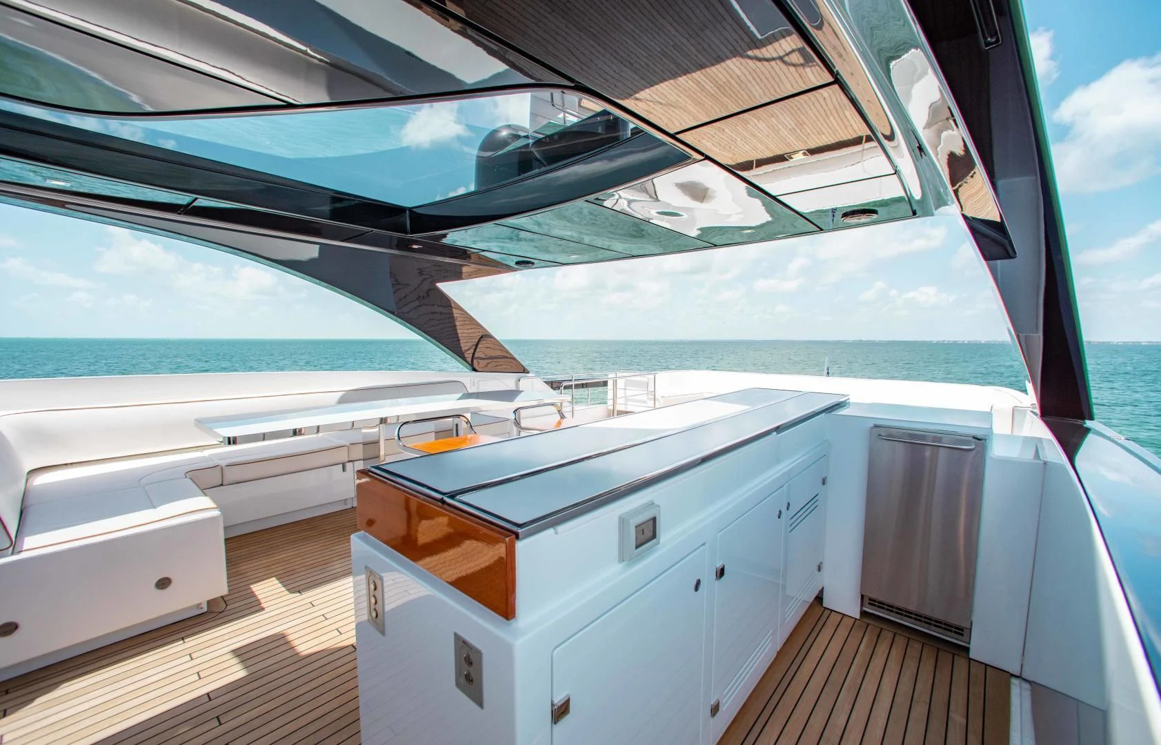 inside of a boat aboard KIYOMIZU Yacht for Sale