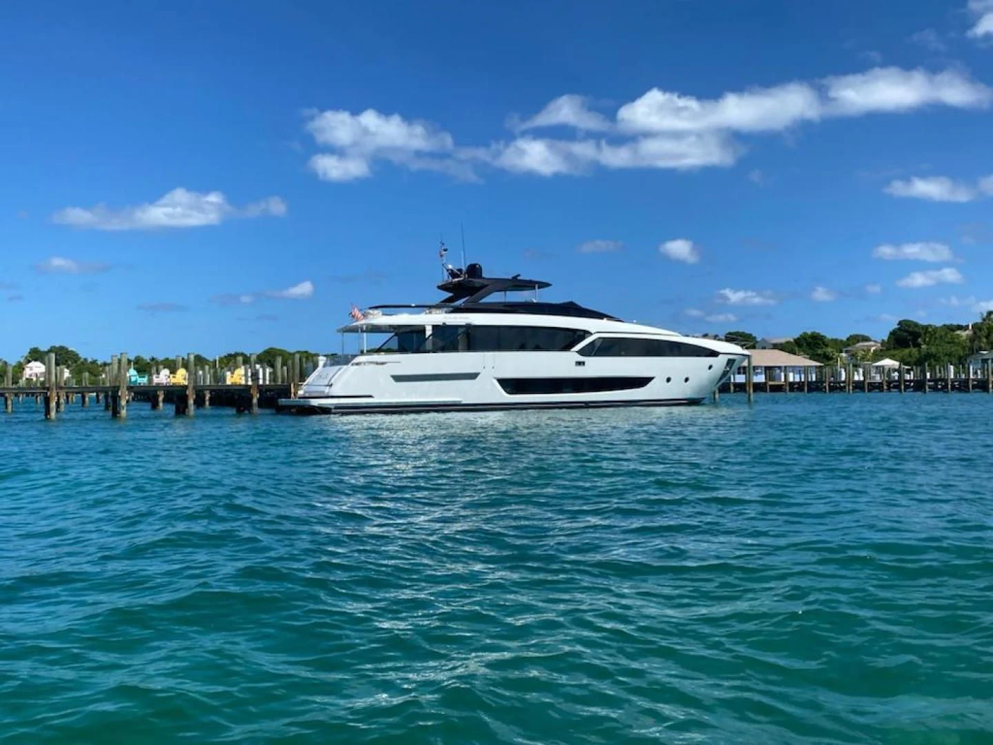 a boat in the water aboard KIYOMIZU Yacht for Sale