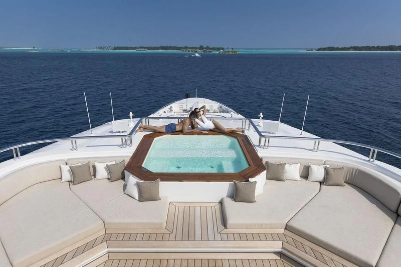a boat on the water aboard DYTAN Yacht for Sale