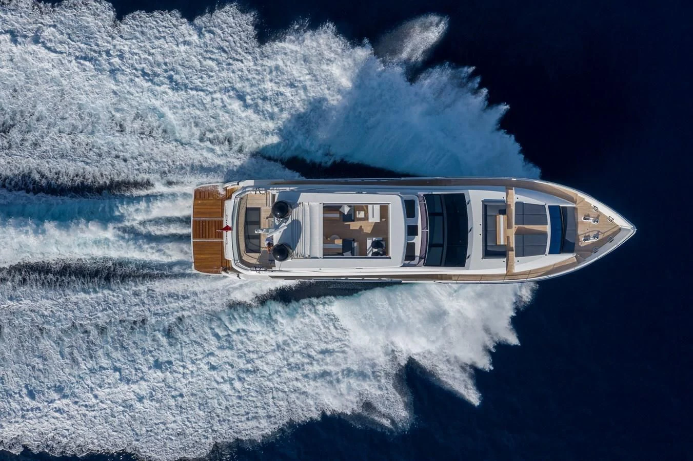 a space ship in space aboard AMIRA Yacht for Sale