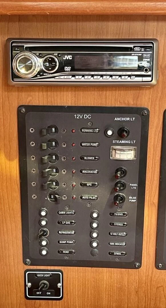 a black rectangular electronic device aboard ANDIAMO Yacht for Sale