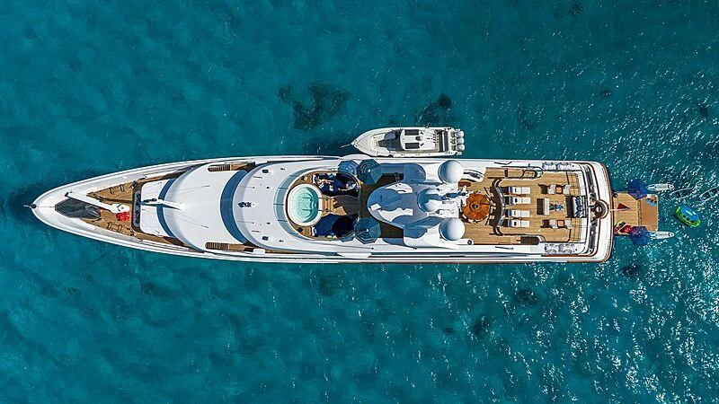 a ship in the water aboard ANDIAMO Yacht for Sale