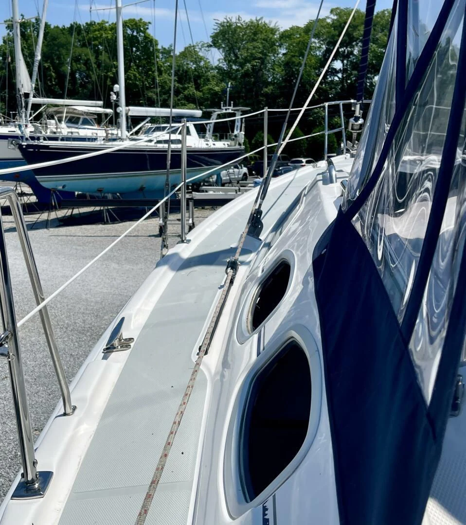 a car on a road aboard ANDIAMO Yacht for Sale