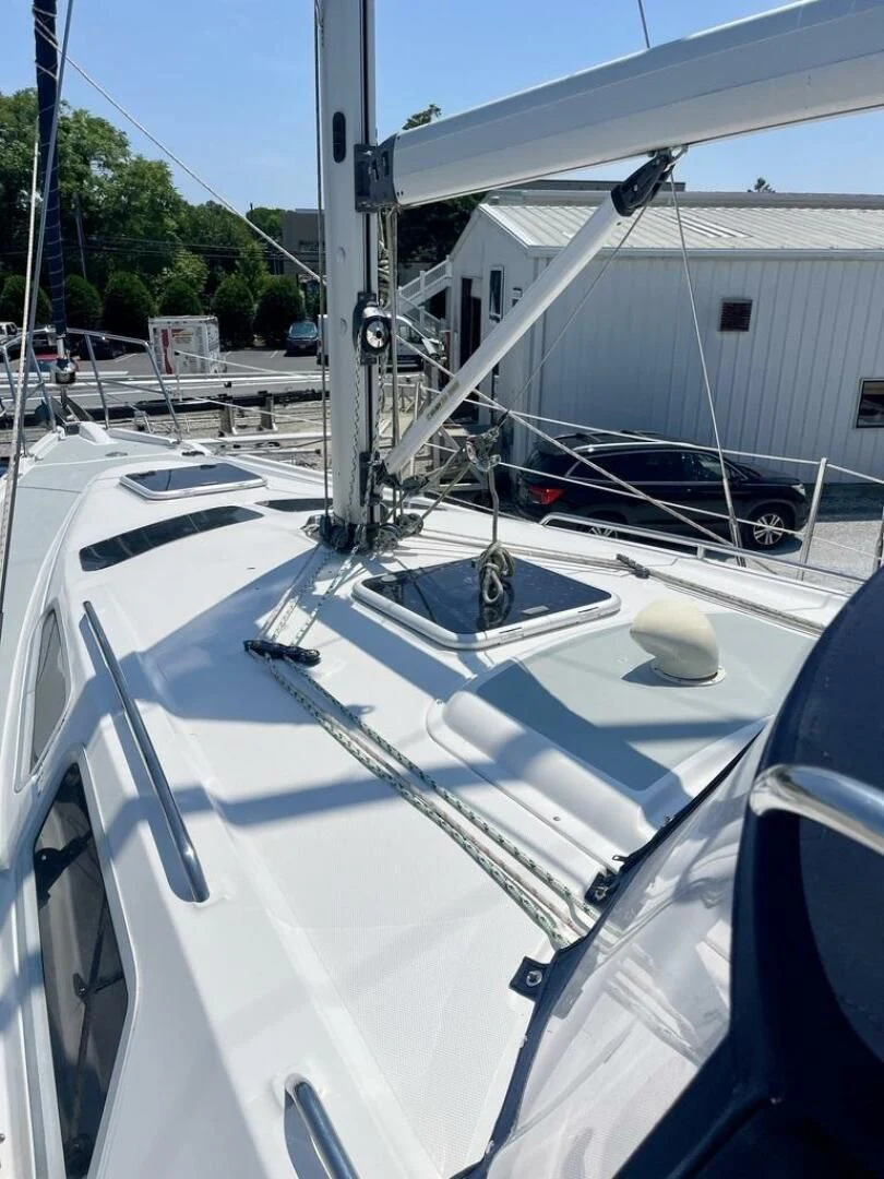a white car with a windshield aboard ANDIAMO Yacht for Sale