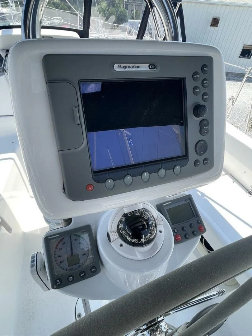 a car with a screen and buttons aboard ANDIAMO Yacht for Sale
