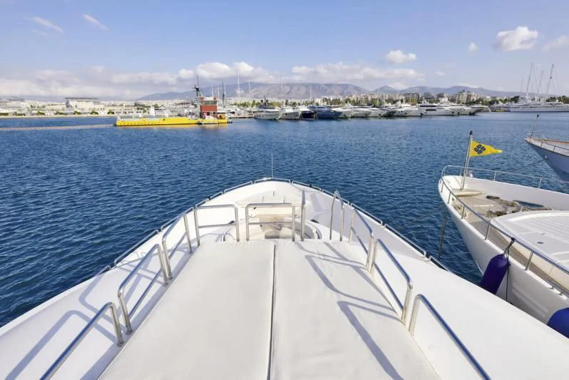 a boat on the water aboard HATATY Yacht for Sale