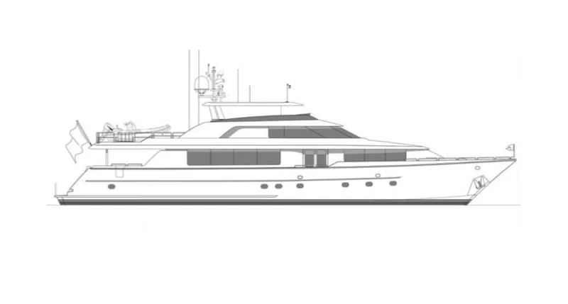 diagram aboard HATATY Yacht for Sale