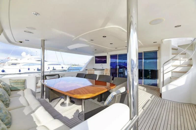 inside of a boat aboard HATATY Yacht for Sale