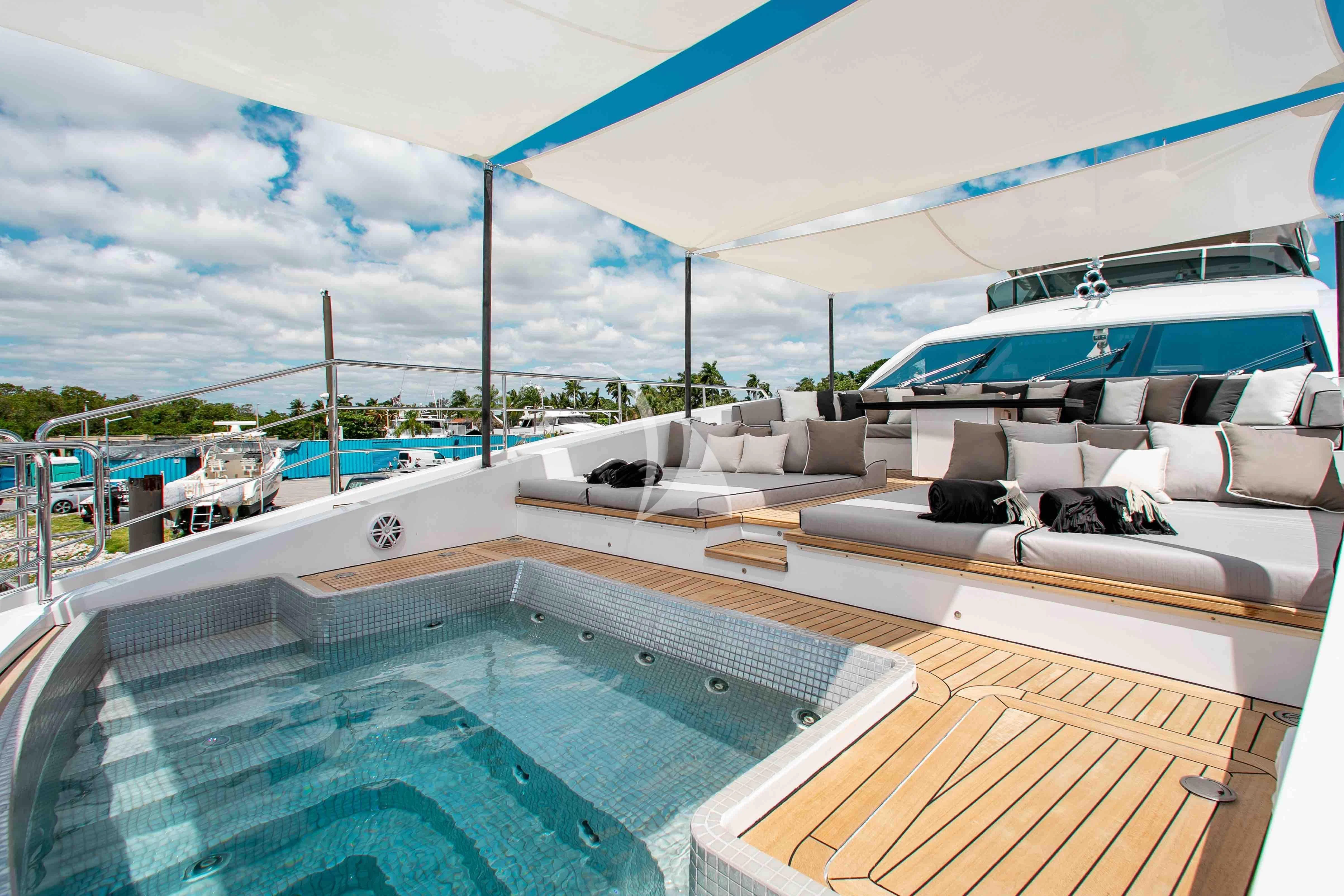 a boat on the water aboard EMINA Yacht for Charter