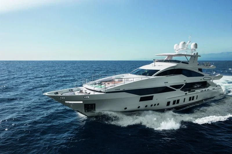 a boat on the water aboard EMINA Yacht for Charter