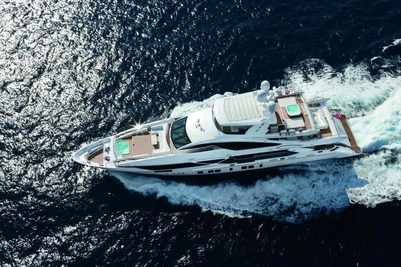 a boat on the water aboard EMINA Yacht for Charter