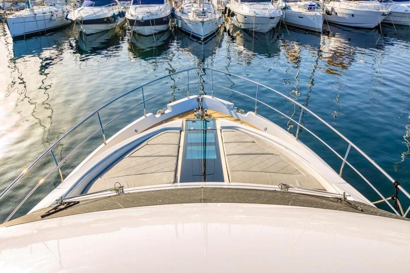 a boat in the water aboard LANA 1 Yacht for Sale