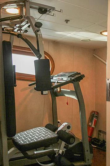 a machine on the wall aboard PRINCESS OF PALAU Yacht for Sale