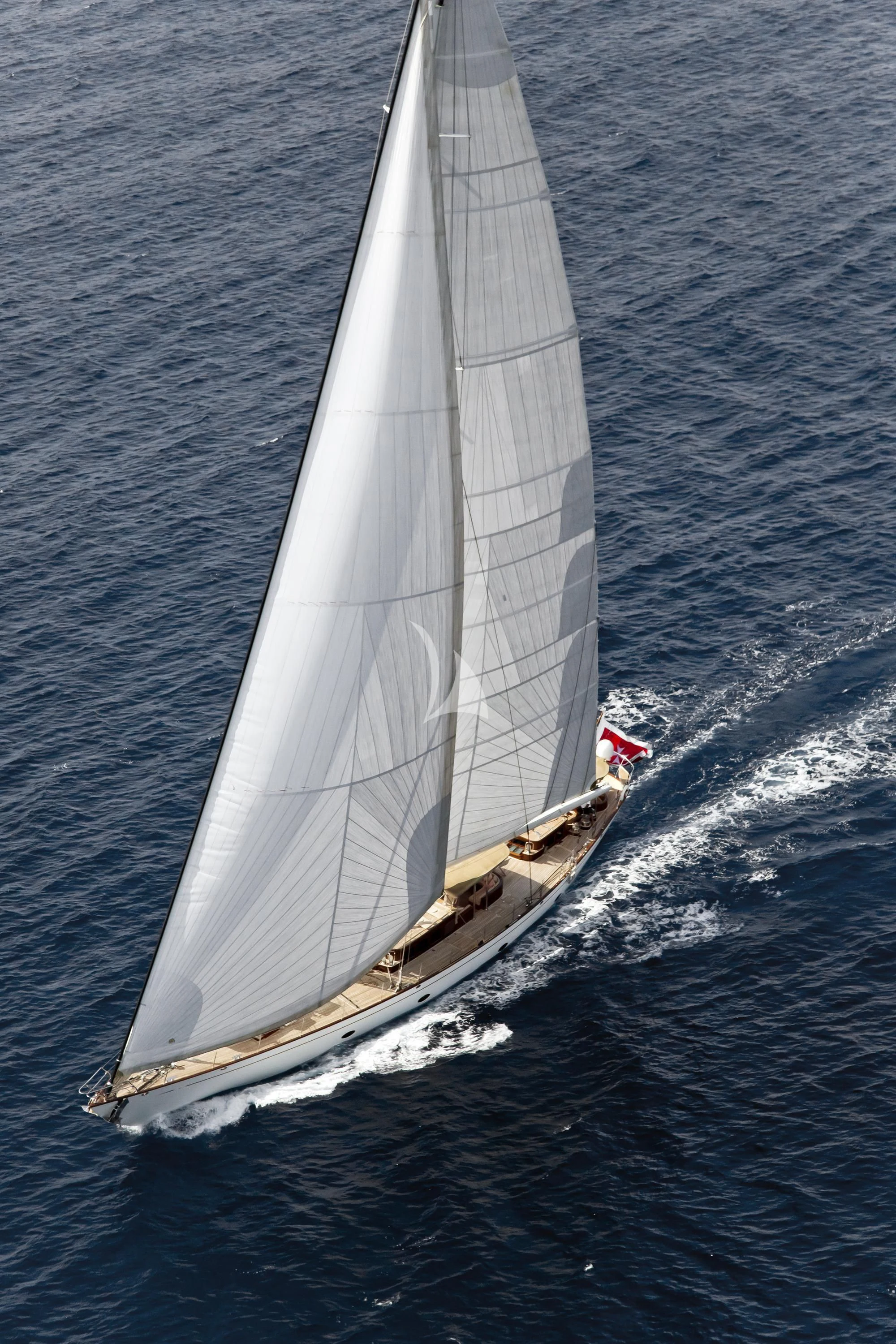 a sailboat on the water aboard EUGENIA VII Yacht for Sale