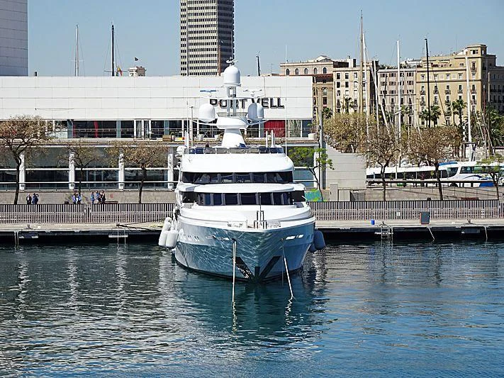 a boat in the water aboard AO Yacht for Sale