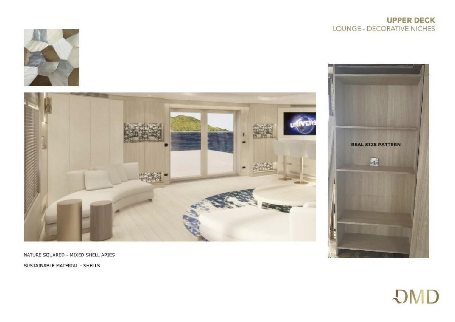 a room with a bed and a tv aboard AO Yacht for Sale
