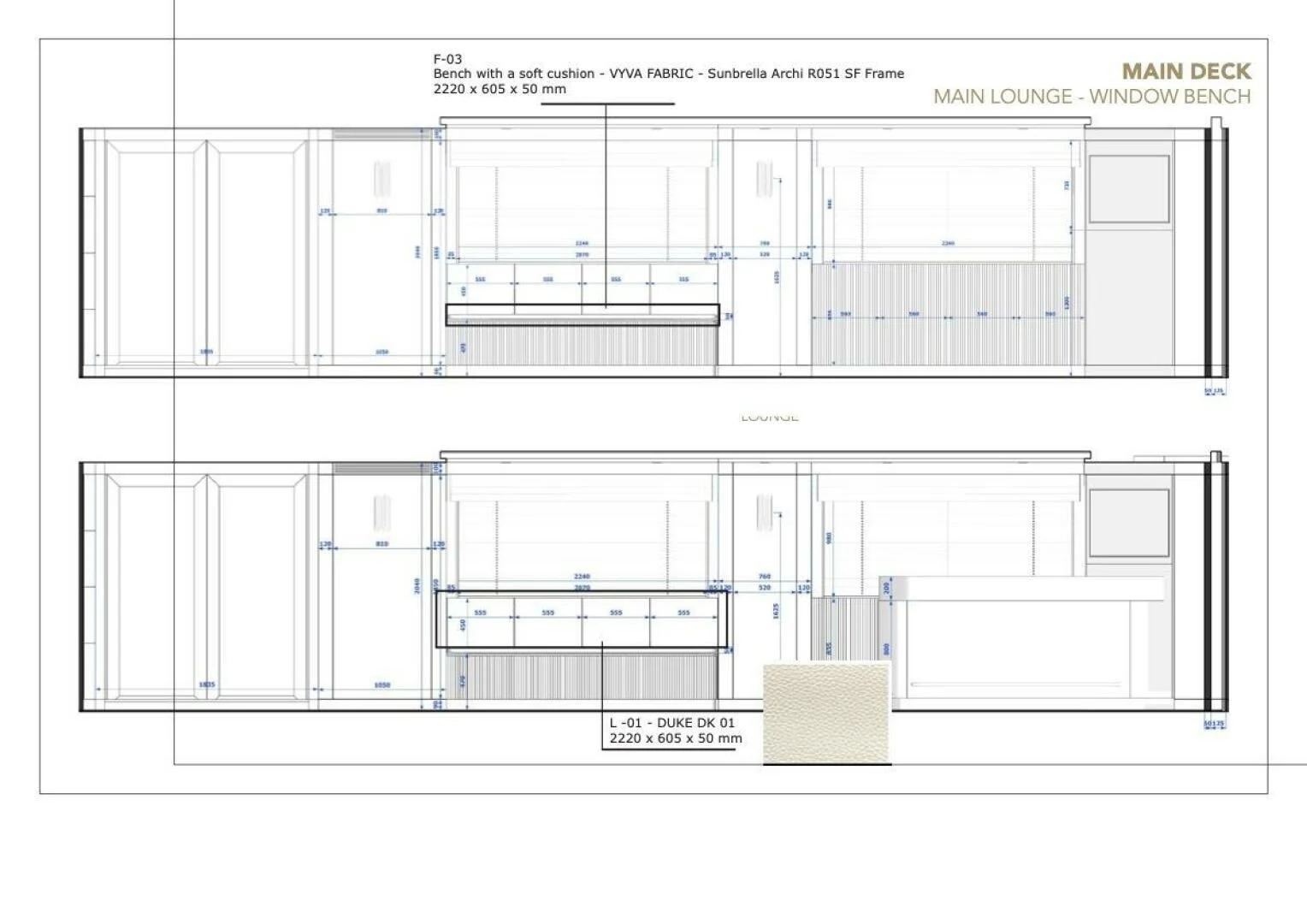 diagram aboard AO Yacht for Sale