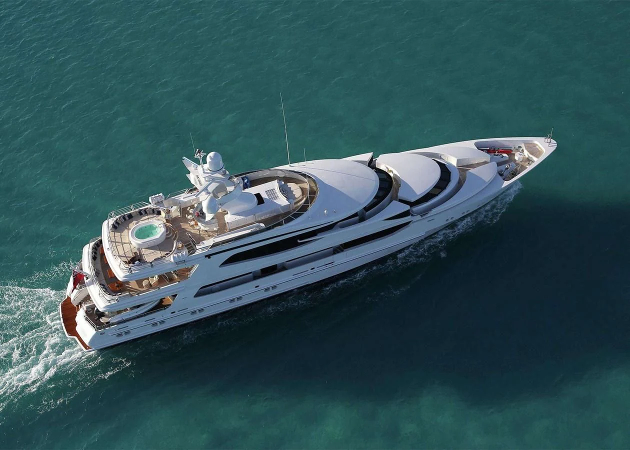 a boat in the water aboard AO Yacht for Sale