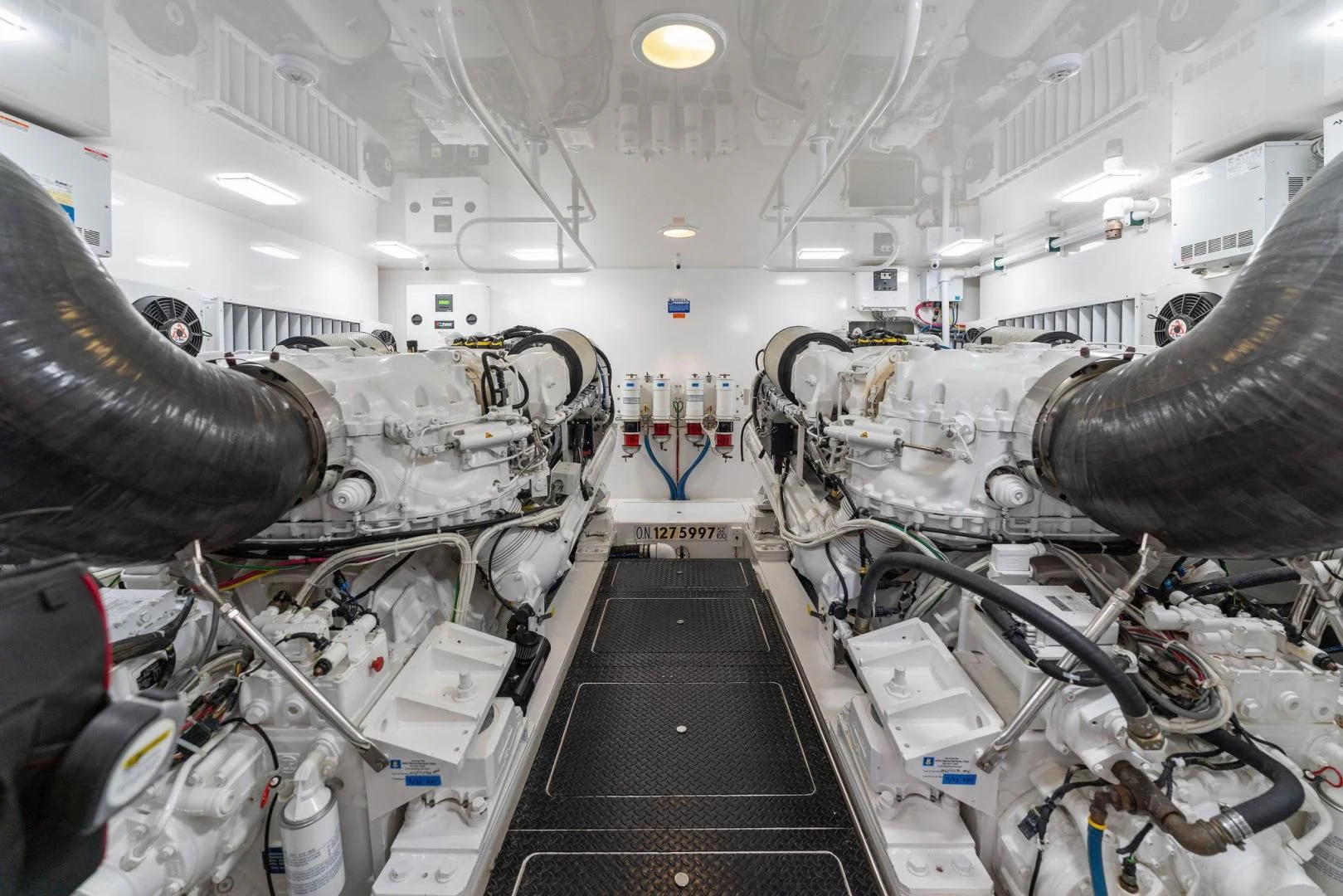 a room with several tanks aboard THE PROVIDER Yacht for Sale