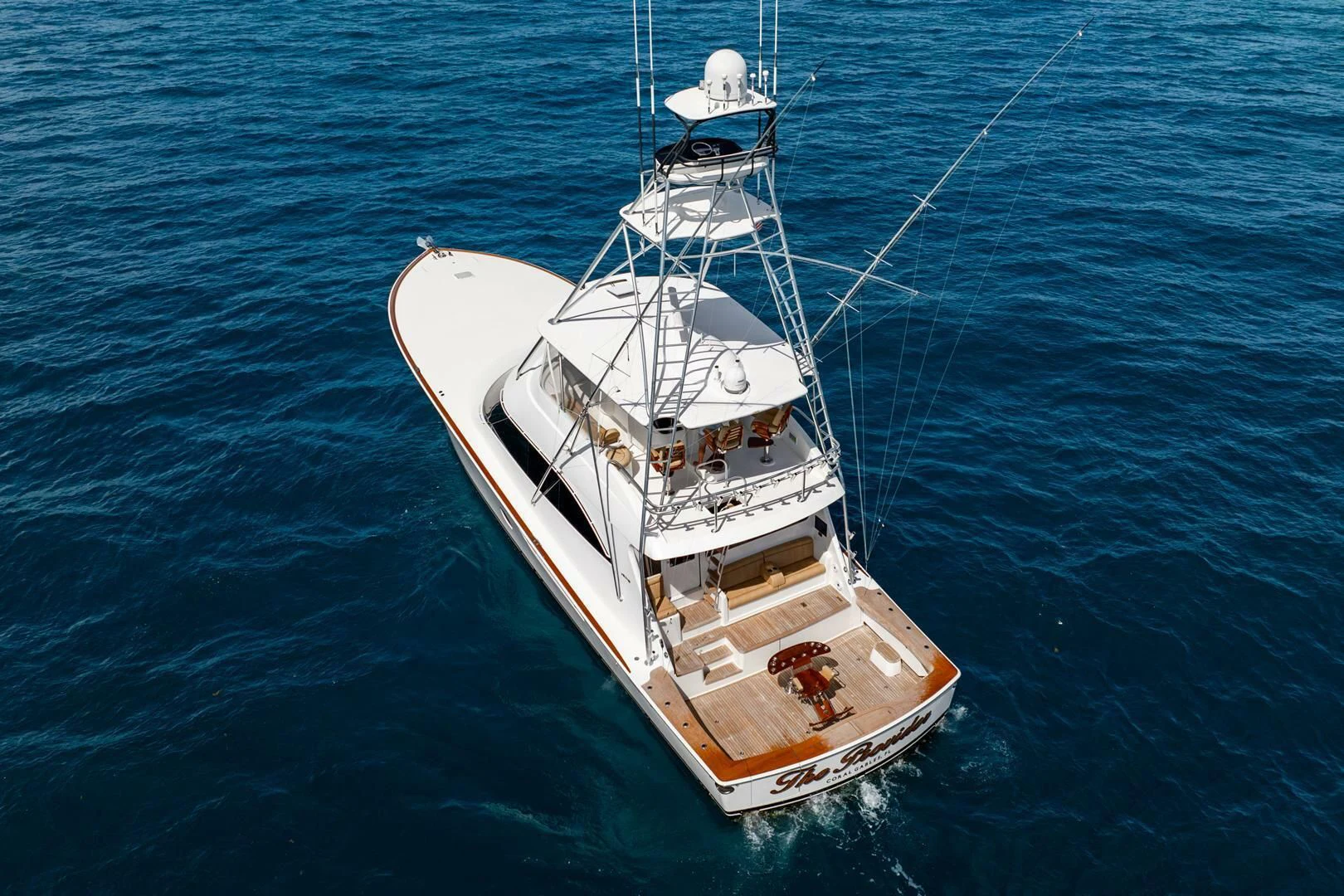 a boat in the water aboard THE PROVIDER Yacht for Sale