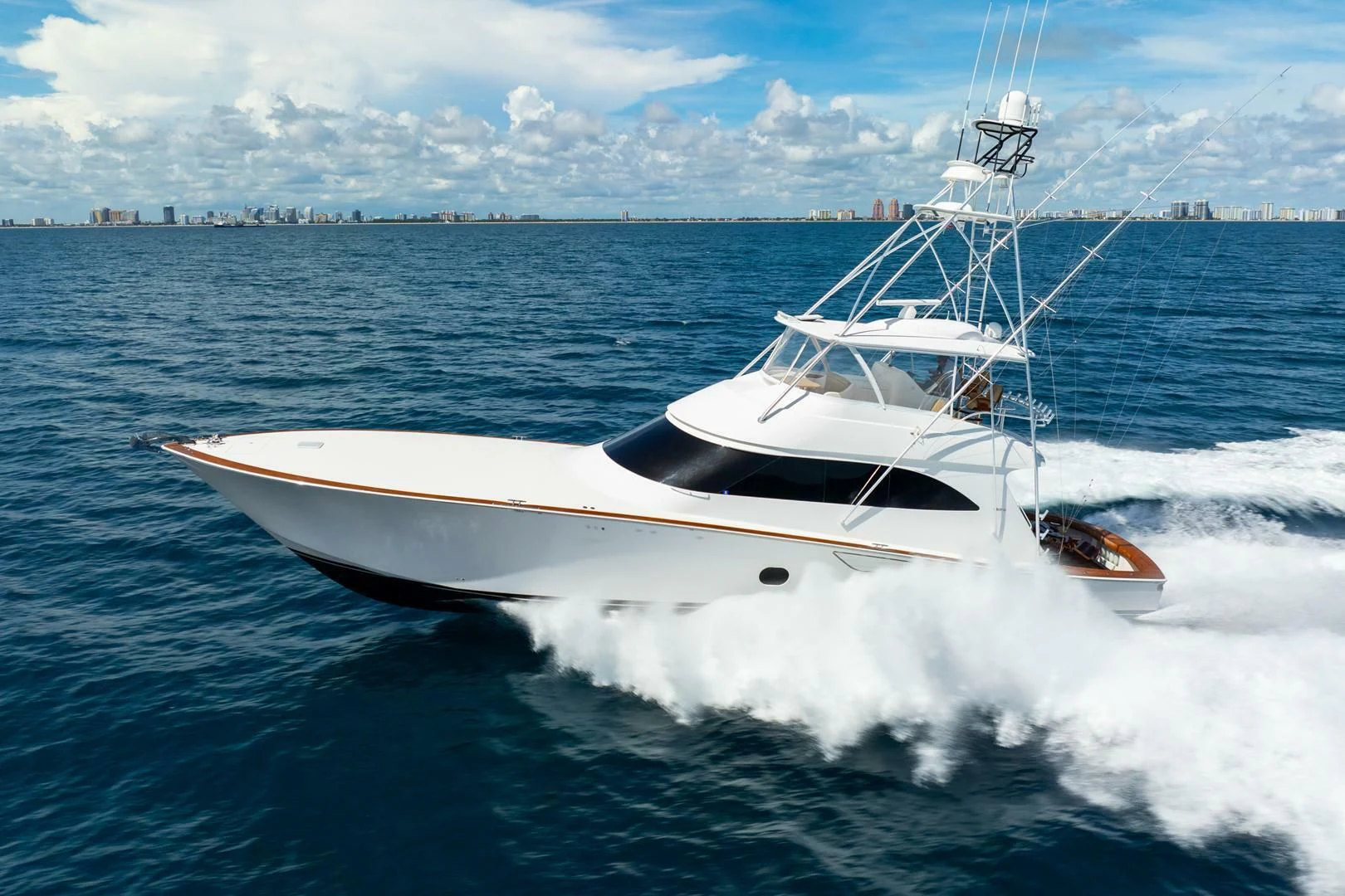 a boat on the water aboard THE PROVIDER Yacht for Sale