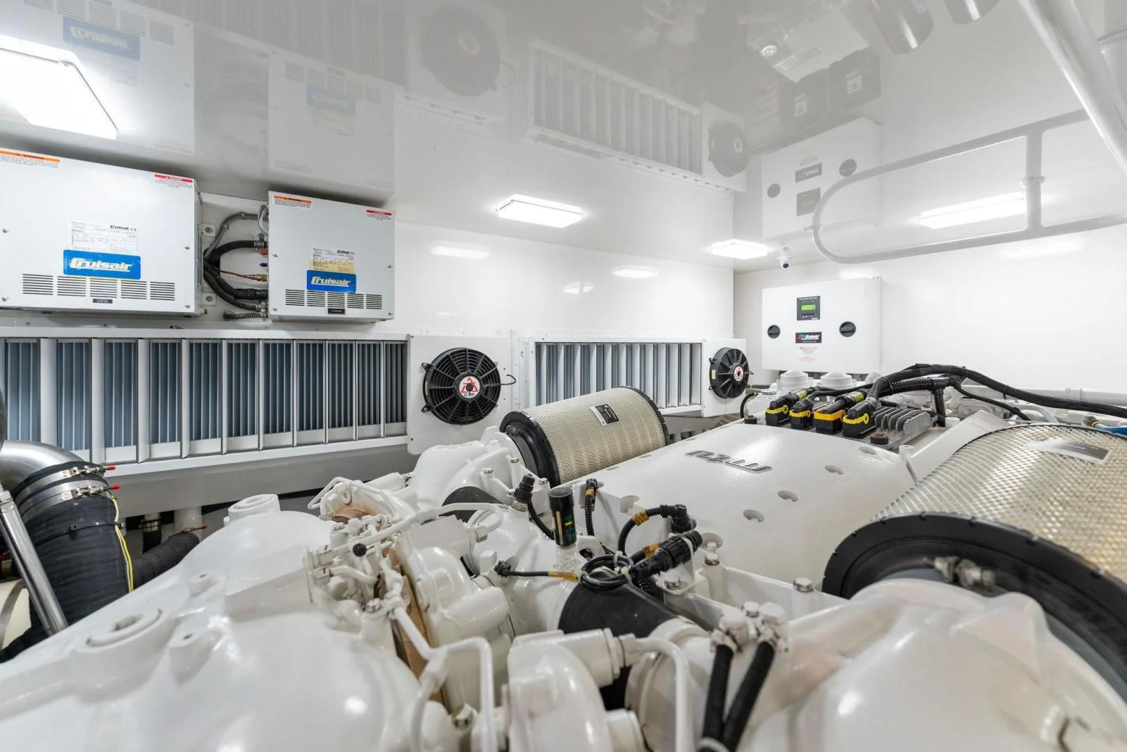 a room with white machines aboard THE PROVIDER Yacht for Sale