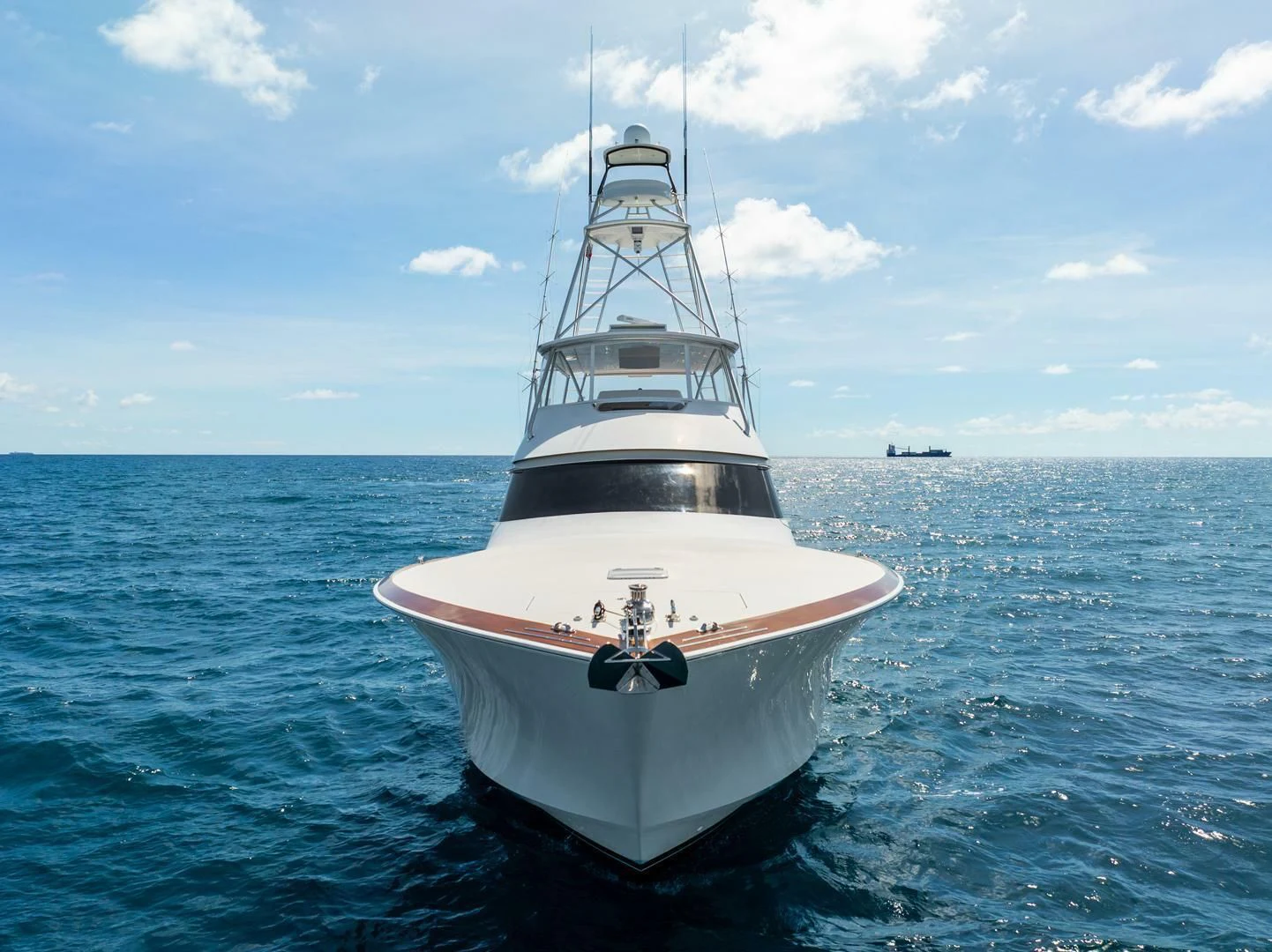 a boat in the water aboard THE PROVIDER Yacht for Sale