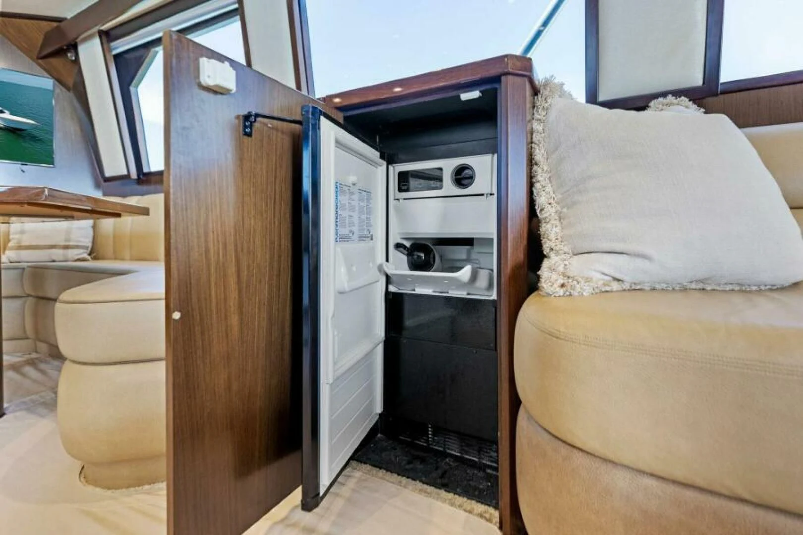 a small room with a bed and a closet aboard THE PROVIDER Yacht for Sale