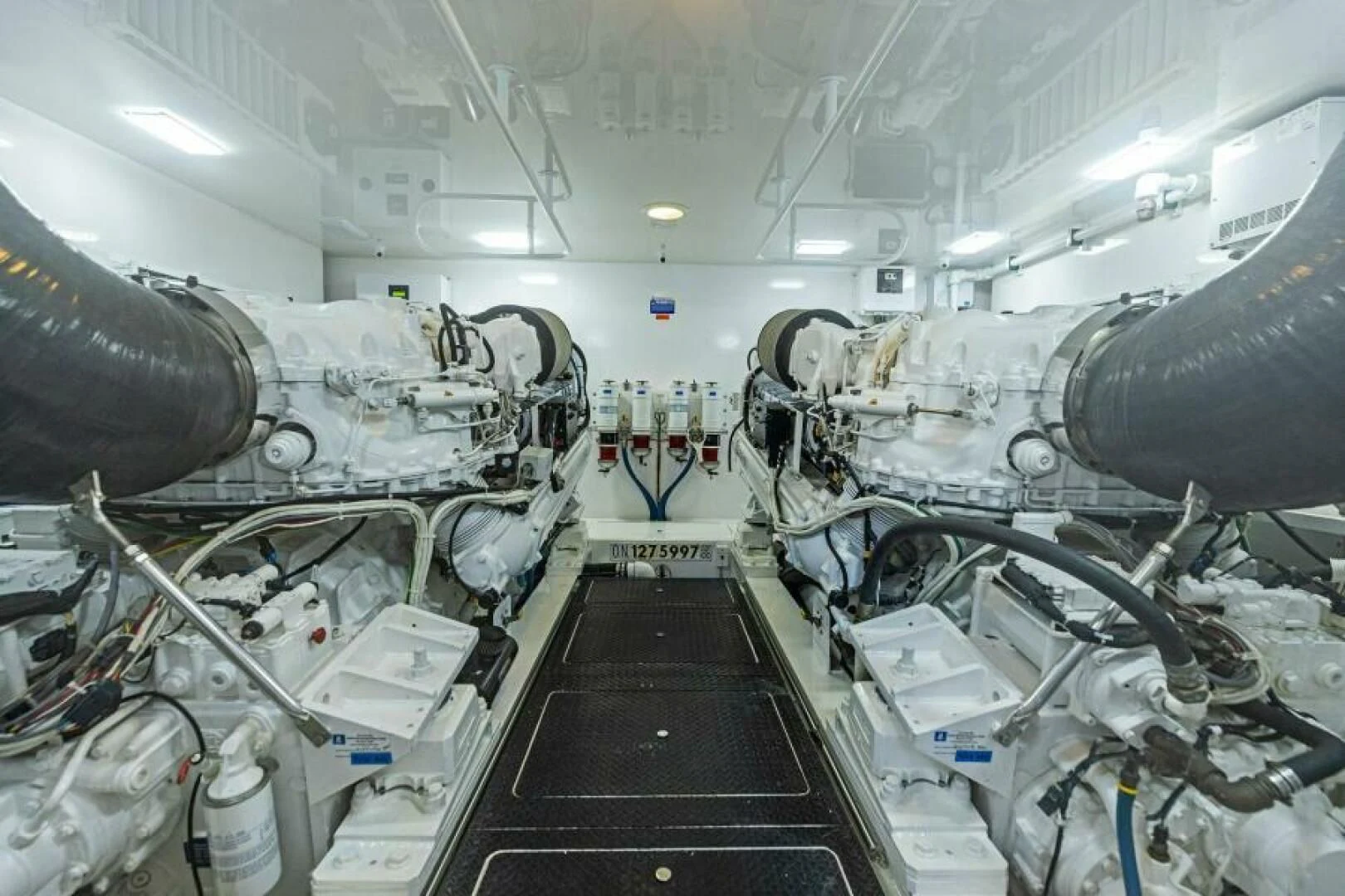 a large room with machinery aboard THE PROVIDER Yacht for Sale