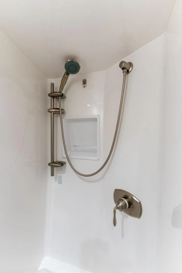 a white ceiling with a light fixture aboard THE PROVIDER Yacht for Sale