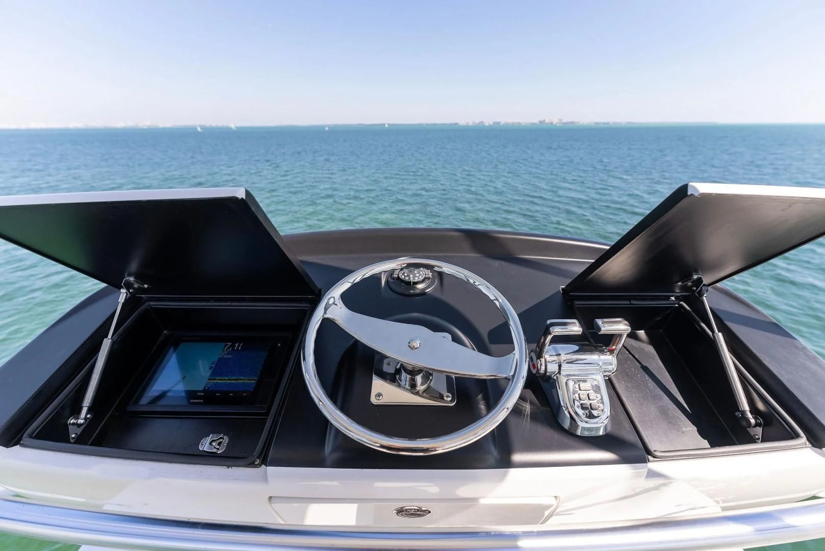 the front of a boat aboard THE PROVIDER Yacht for Sale