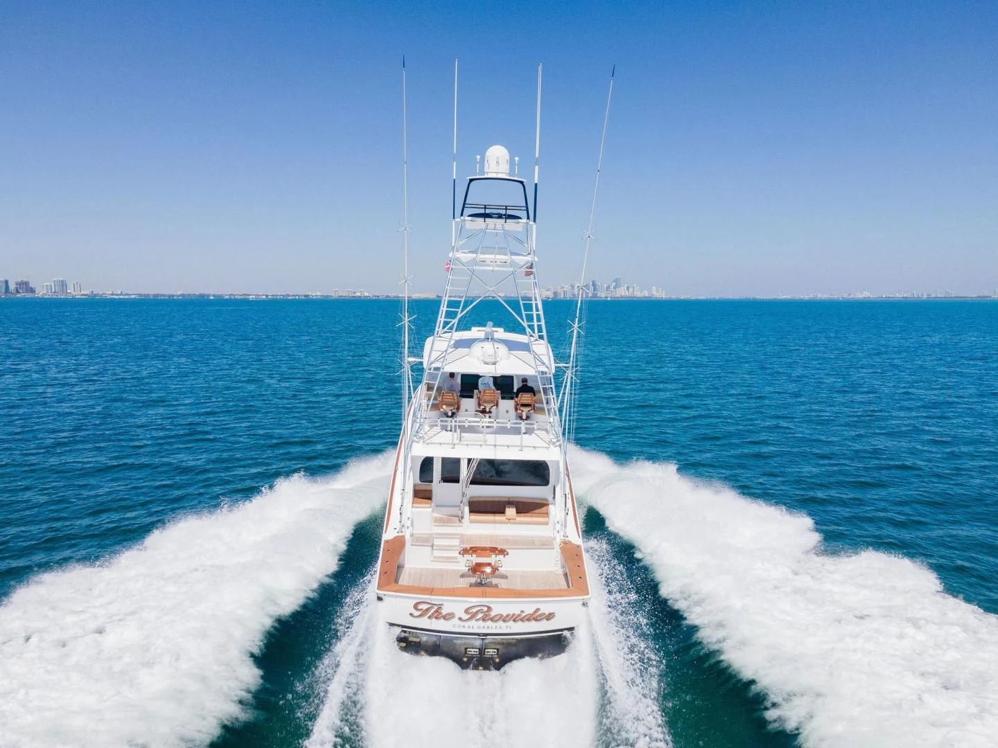 a boat on the water aboard THE PROVIDER Yacht for Sale