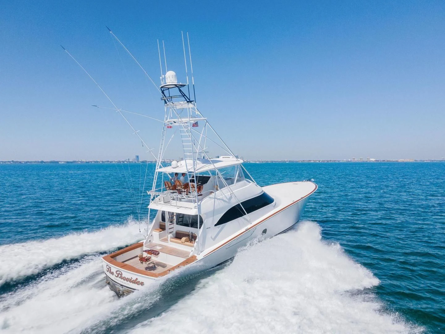 a boat on the water aboard THE PROVIDER Yacht for Sale