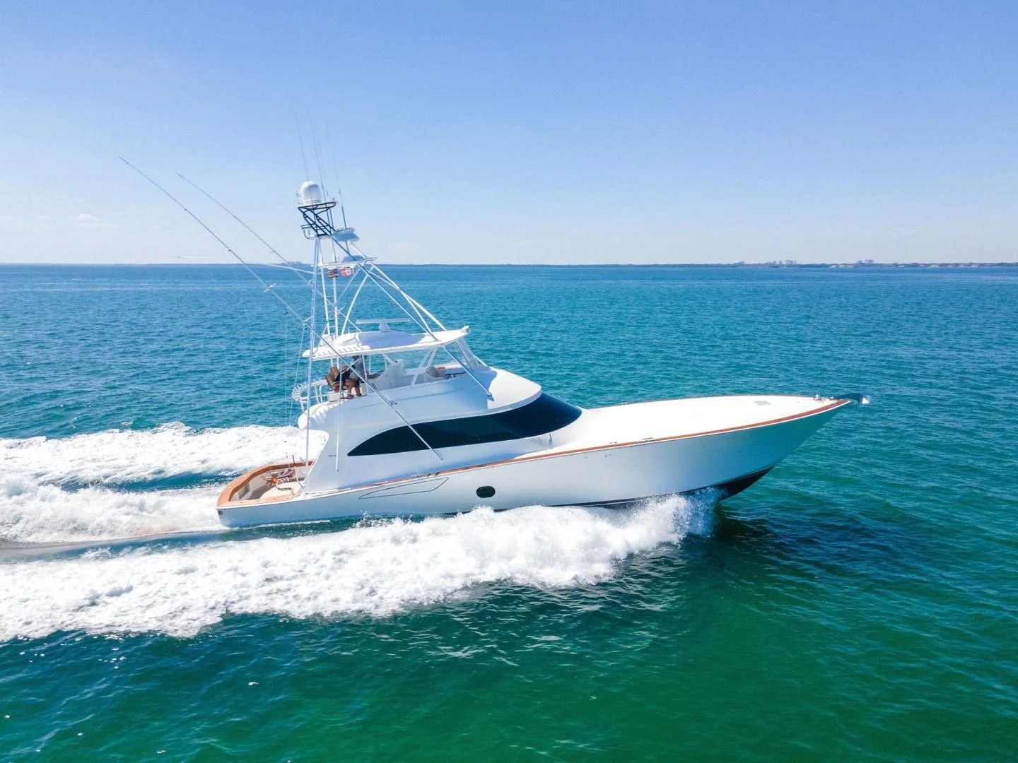 a boat on the water aboard THE PROVIDER Yacht for Sale