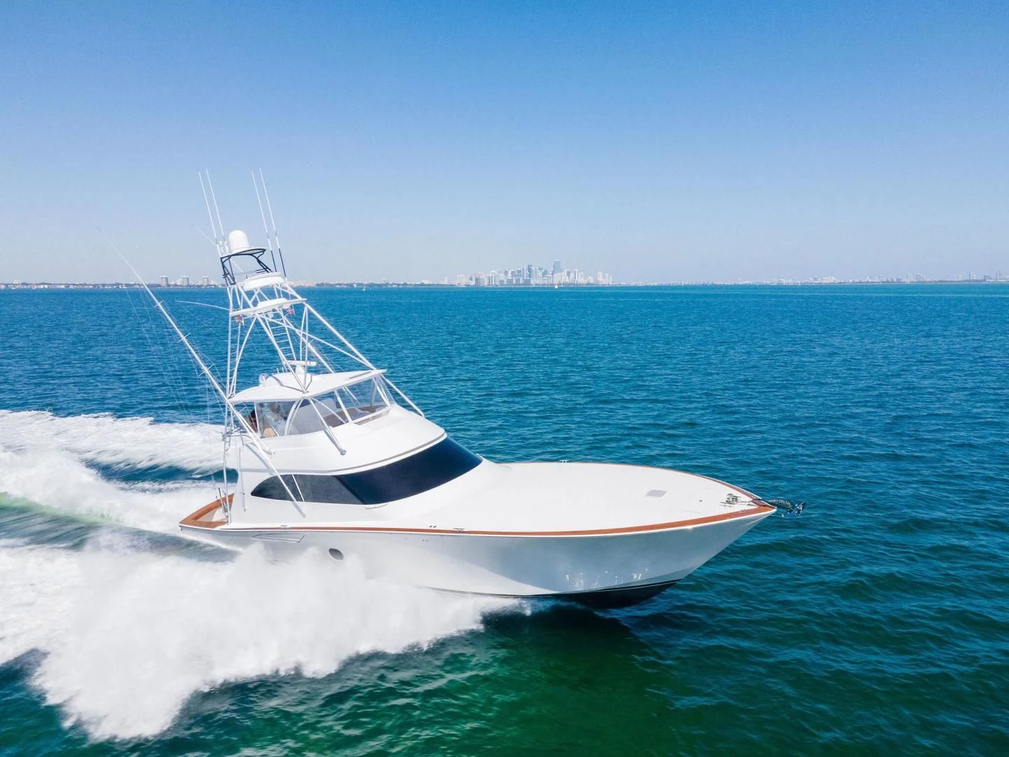 a boat on the water aboard THE PROVIDER Yacht for Sale