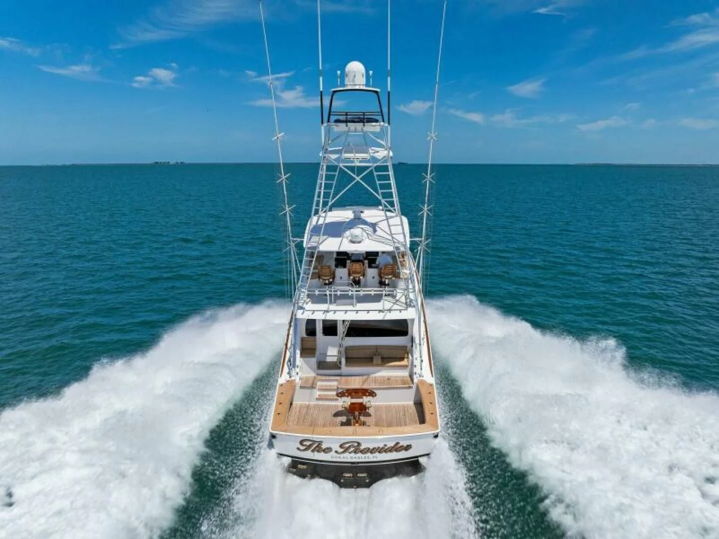 a boat on the water aboard THE PROVIDER Yacht for Sale
