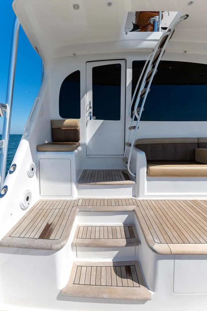 inside of a space ship aboard THE PROVIDER Yacht for Sale