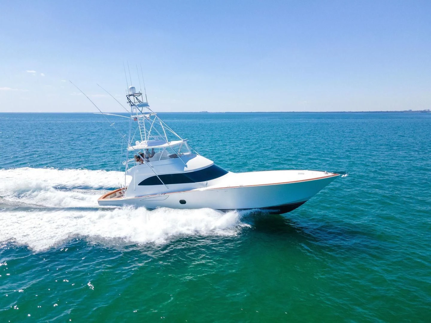 a boat in the water aboard THE PROVIDER Yacht for Sale