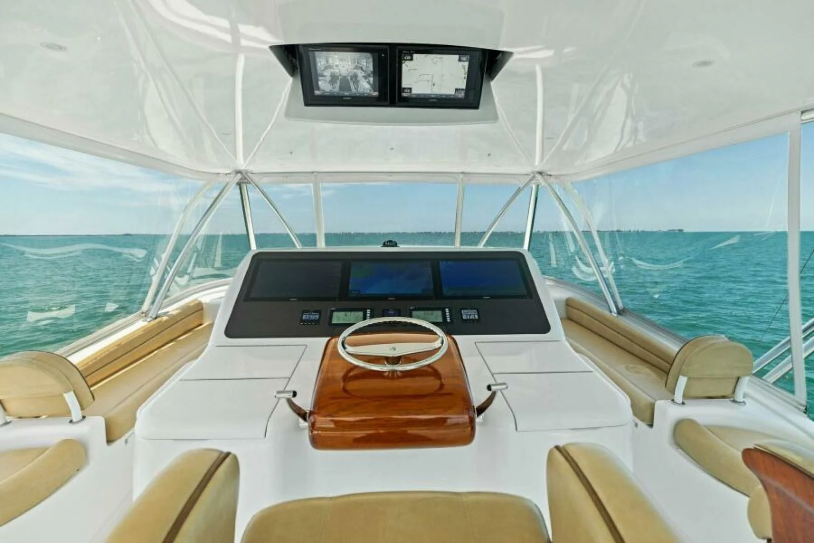 the inside of a boat aboard THE PROVIDER Yacht for Sale
