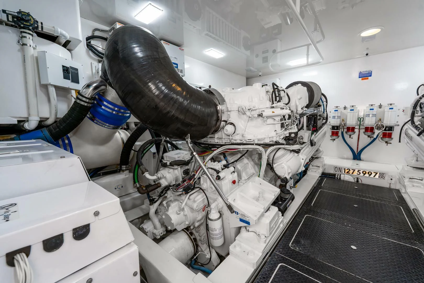 a machine with a large metal pipe aboard THE PROVIDER Yacht for Sale