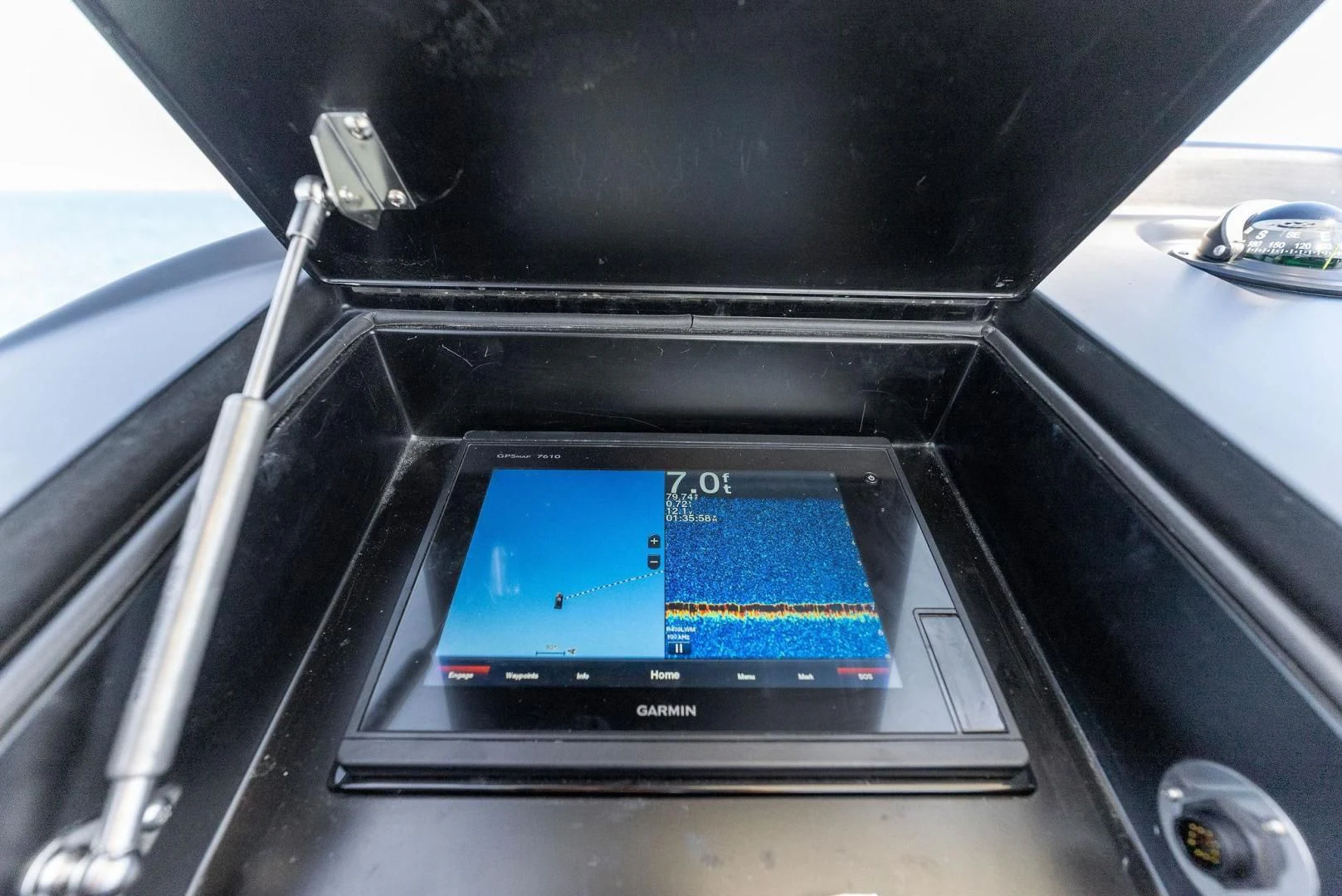 a tablet in a microwave aboard THE PROVIDER Yacht for Sale