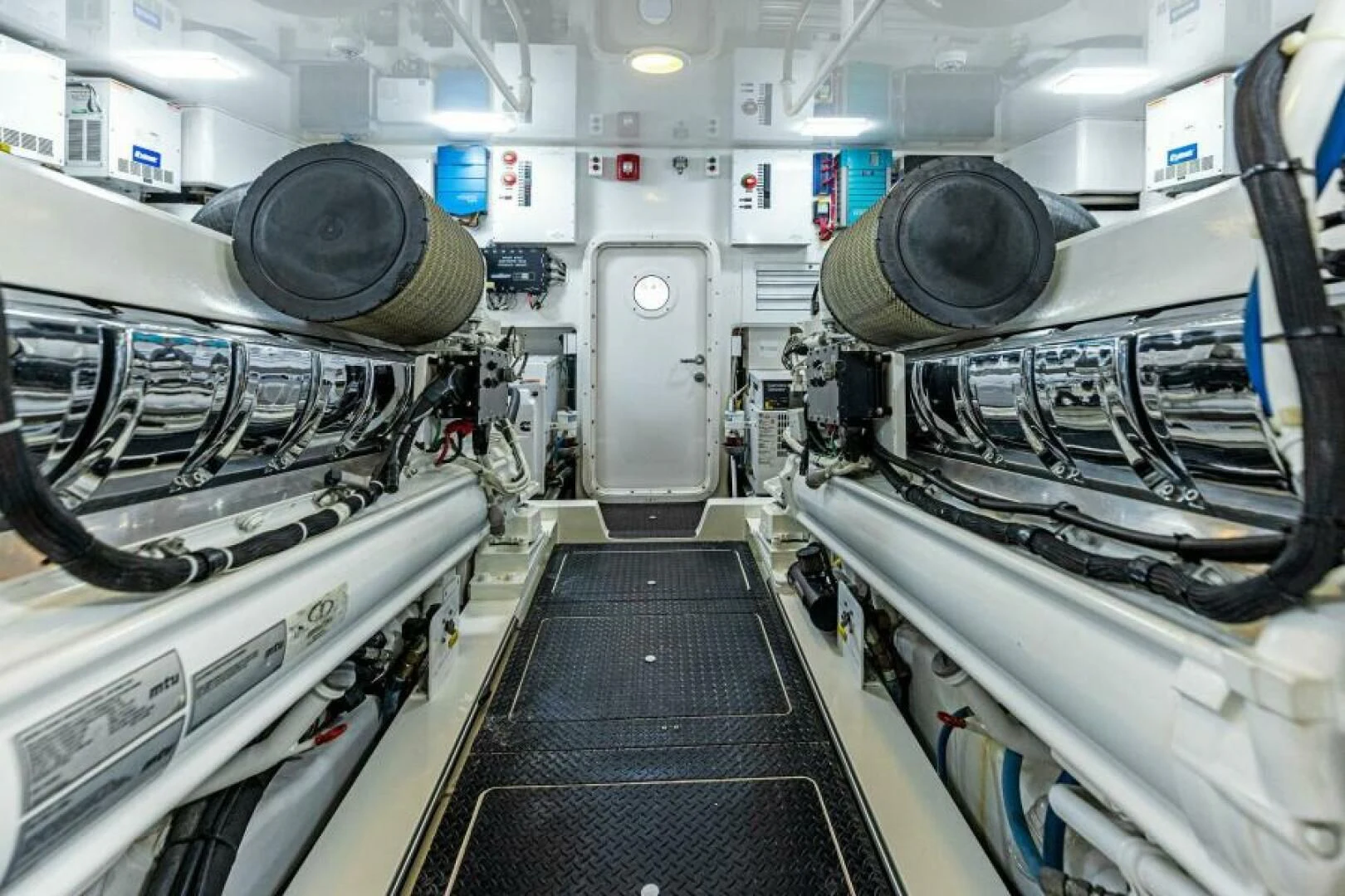 a large machine with large wheels aboard THE PROVIDER Yacht for Sale
