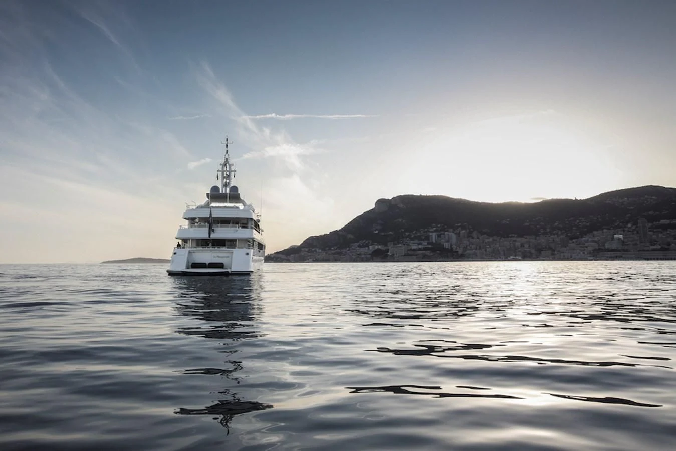 a boat in the water aboard SAMIRA Yacht for Sale